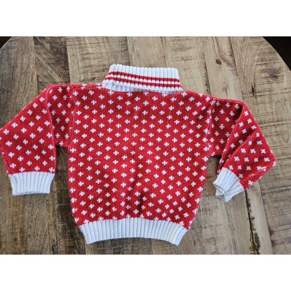 Park Bench Kids Vintage Snowflake Fairisle Sweater Youth Size 4T Made in USA - Picture 4 of 6